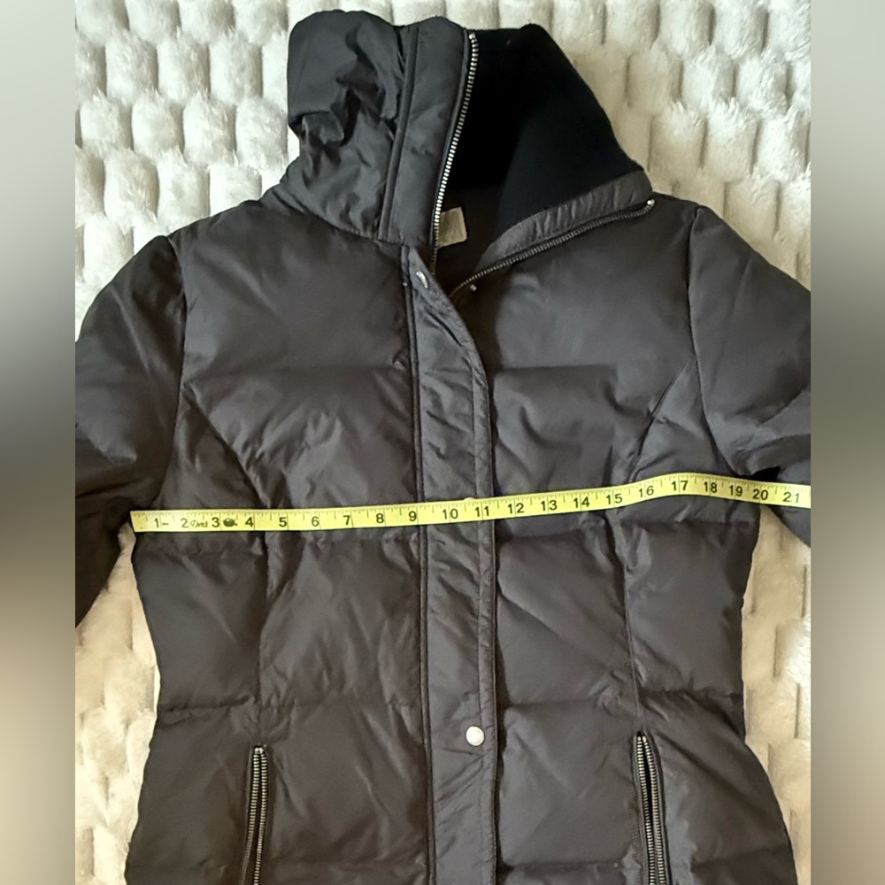 Michael Kors Women’s Quilted Down Puffer Coat Parka Jacket Olive Green Sz Small - Picture 5 of 7